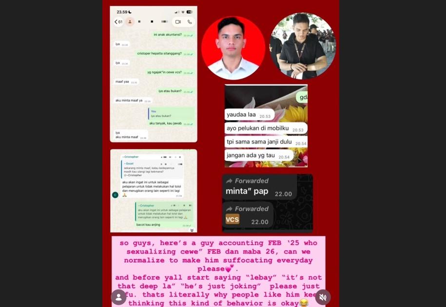 Modus Mahasiswa FEB USU Diduga Lakukan Pelecehan, 58 Orang Mengaku Jadi Korban - Tribun-medan.com