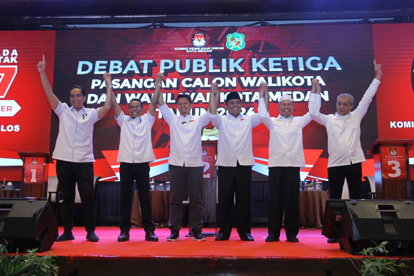 Tutup Debat Pamungkas Wali Kota Medan, Ridha : Usir Mereka yang Membeli Suaramu
