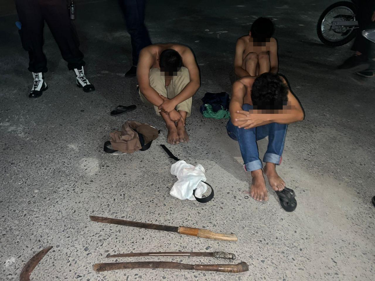 3 Remaja Diamankan Bawa Sajam dan Bikin Onar di Siantar