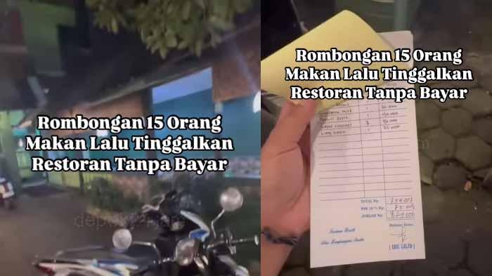 VIRAL Curhat Pemilik Resto di Depok, 15 Pengunjung Kabur Habis Makan, tak Bayar Tagihan Rp829 Ribu