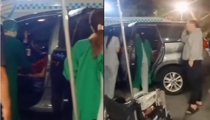 VIRAL Video Mirip Gregorius Anak Anggota DPR Nangis saat Bawa Dini ke RS, Padahal Dianiaya