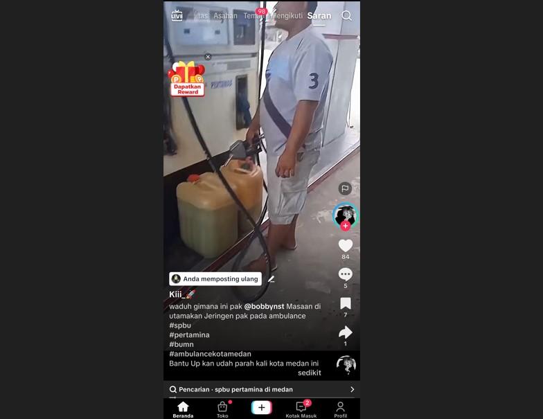 PEMBELAAN Petugas SPBU Usai Cekcok dengan Supir Ambulans di Batubara, Disebut Dahulukan Dua Jeriken - Tribun-medan.com