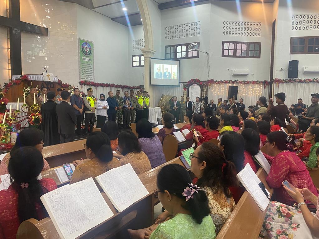 Pastikan Perayaan Natal Aman, Forkopimda Kunjungi Sejumlah Gereja di Siantar