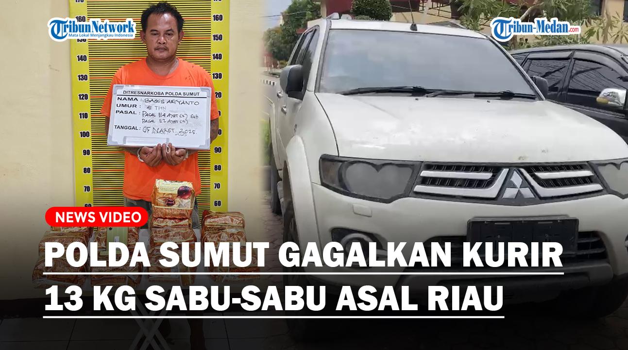 Polda Sumut Gagalkan Kurir 13 Kg Sabu-sabu asal Riau, Sembunyikan Narkoba dalam Tangki BBM Pajero