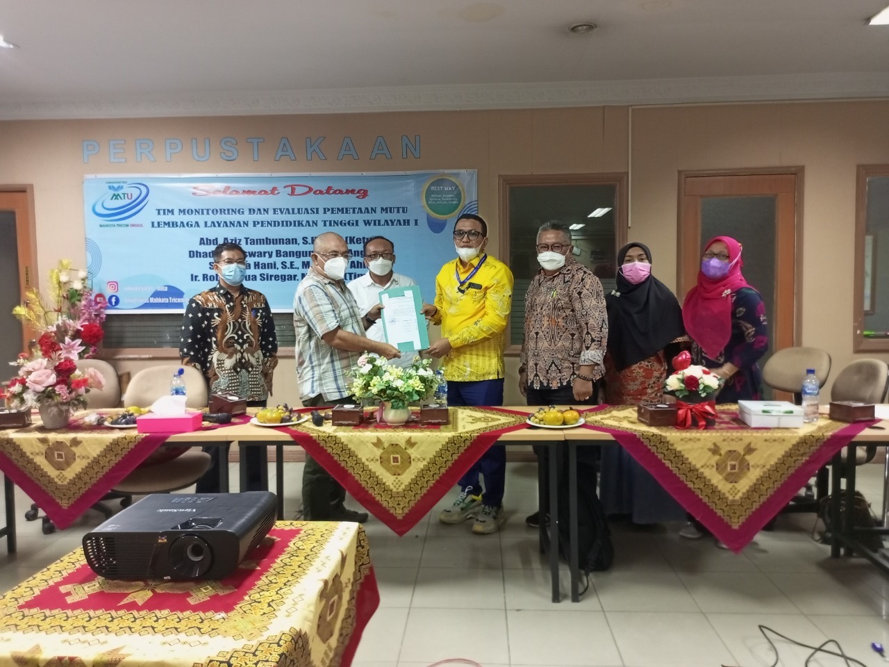 Tim Monitoring dan Evaluasi Pemetaan Mutu Kunjungi Universitas MTU