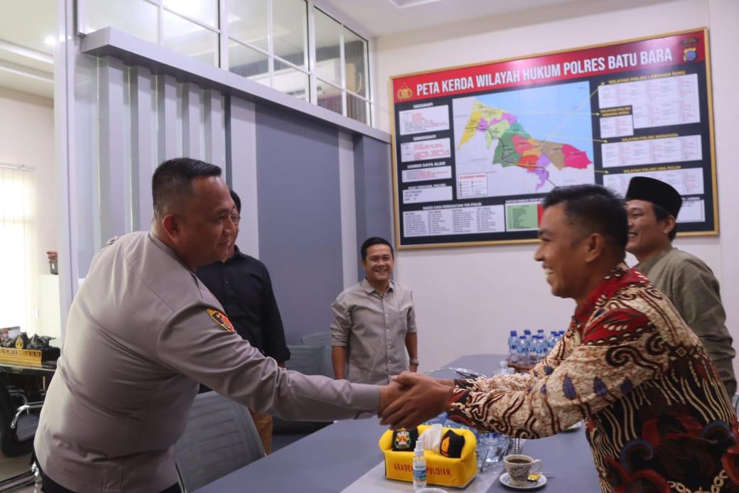 Polres Batubara Jalin MoU dengan Bawaslu Terkait Pemutakhiran Data Pemilih