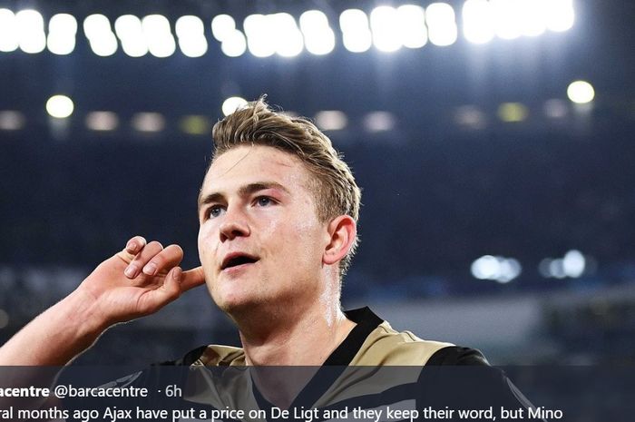 Kapten Ajax Amsterdam Matthijs de Ligt Dikabarkan Setuju Merapat ke Barcelona