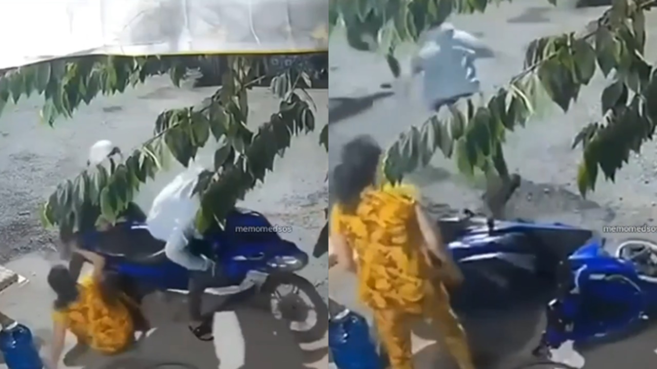 Duel dengan Emak-emak, Dua Penjambret Kabur Tinggalkan Motor