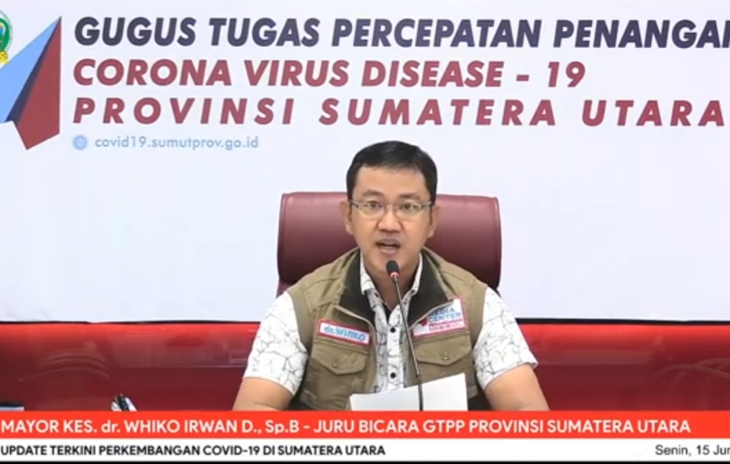 Terkini Data Covid-19 Sumut, Pasien Positif Bertambah 11, Total Terinfeksi Corona 1.778 Orang
