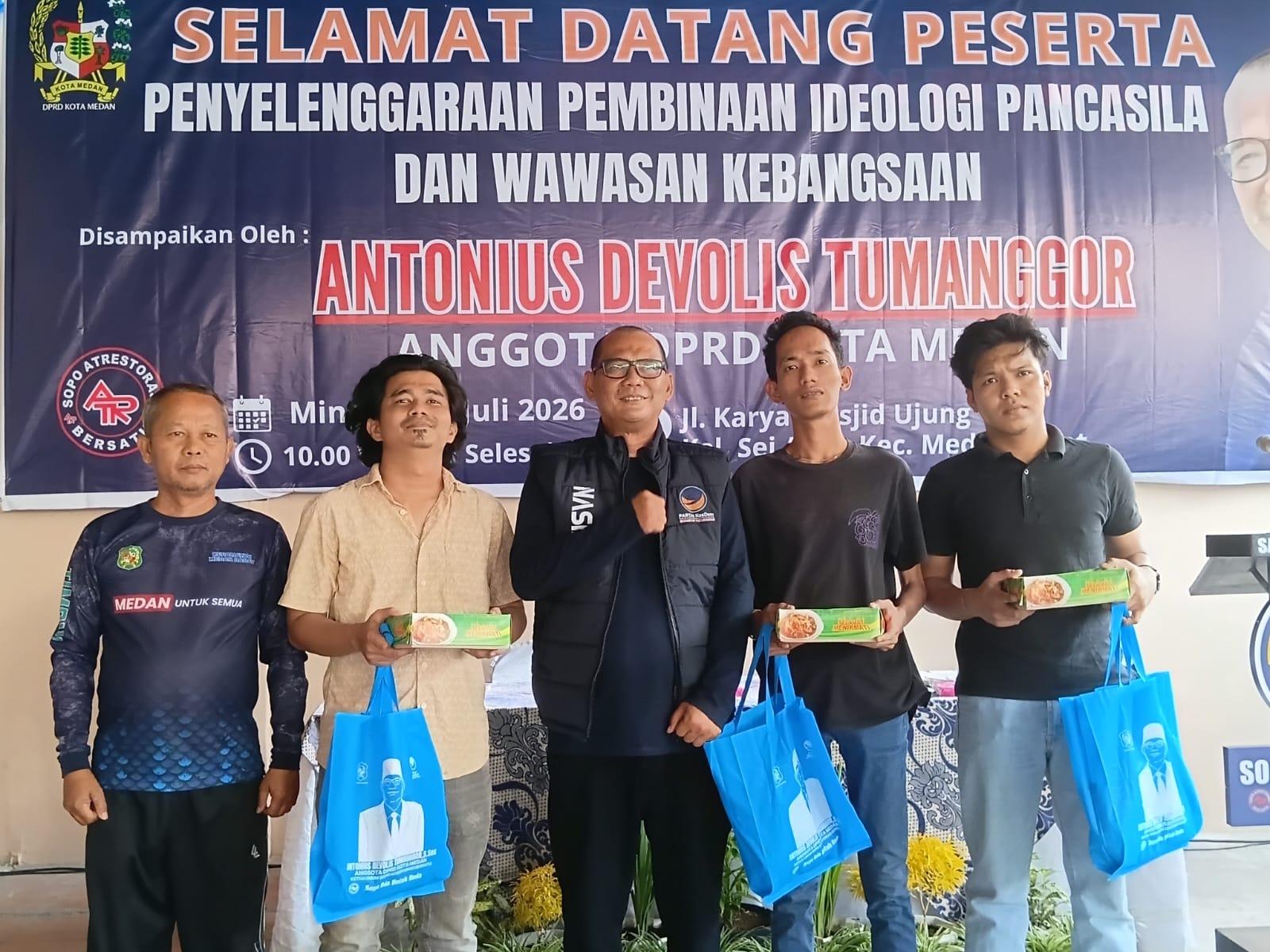 Wasbang Antonius Devolis Tumanggor: Penuh Kekeluargaan, Peserta Membludak - Tribun-medan.com