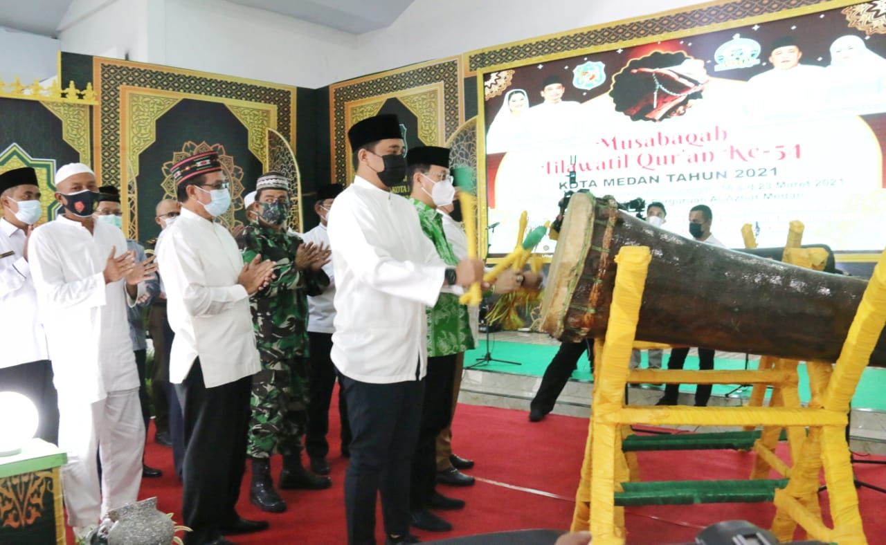 Resmi Buka MTQ ke-54 Tingkat Kota Medan, Walkot Bobby: MTQ Tahun Ini Digelar secara Virtual