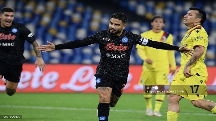 HASIL Liga Italia Pekan ke-10 - Napoli Bantai Bologna, Geser AC Milan dari Puncak Klasemen
