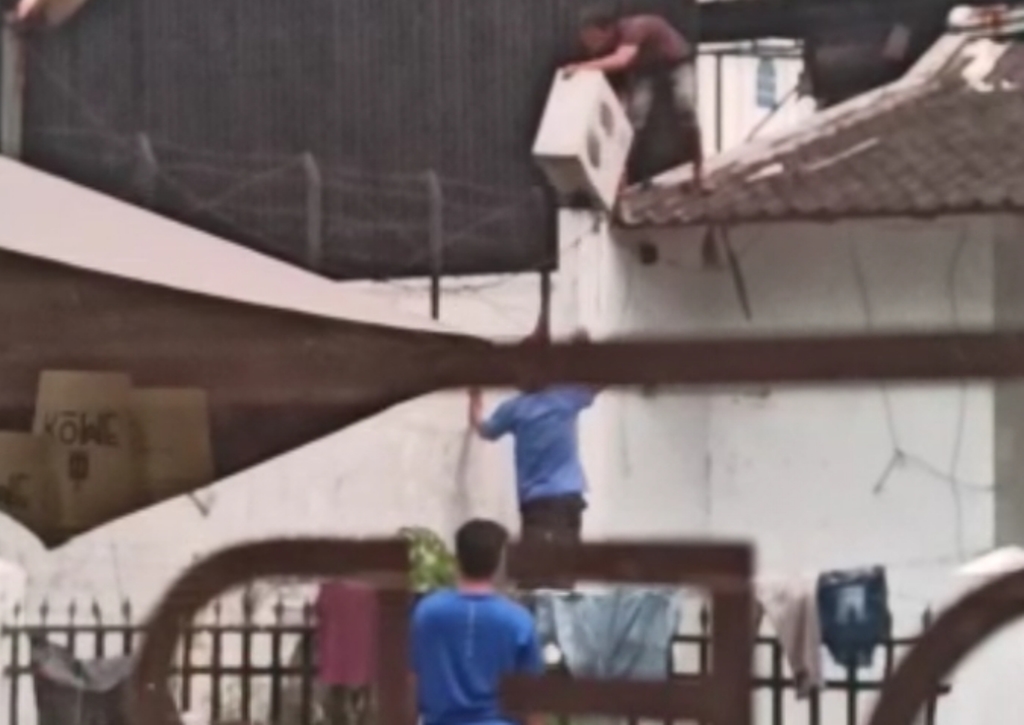 VIRAL Aksi Kawanan Pencuri AC Siang Hari di Kota Medan Terekam CCTV, Tanggapan Kapolsek