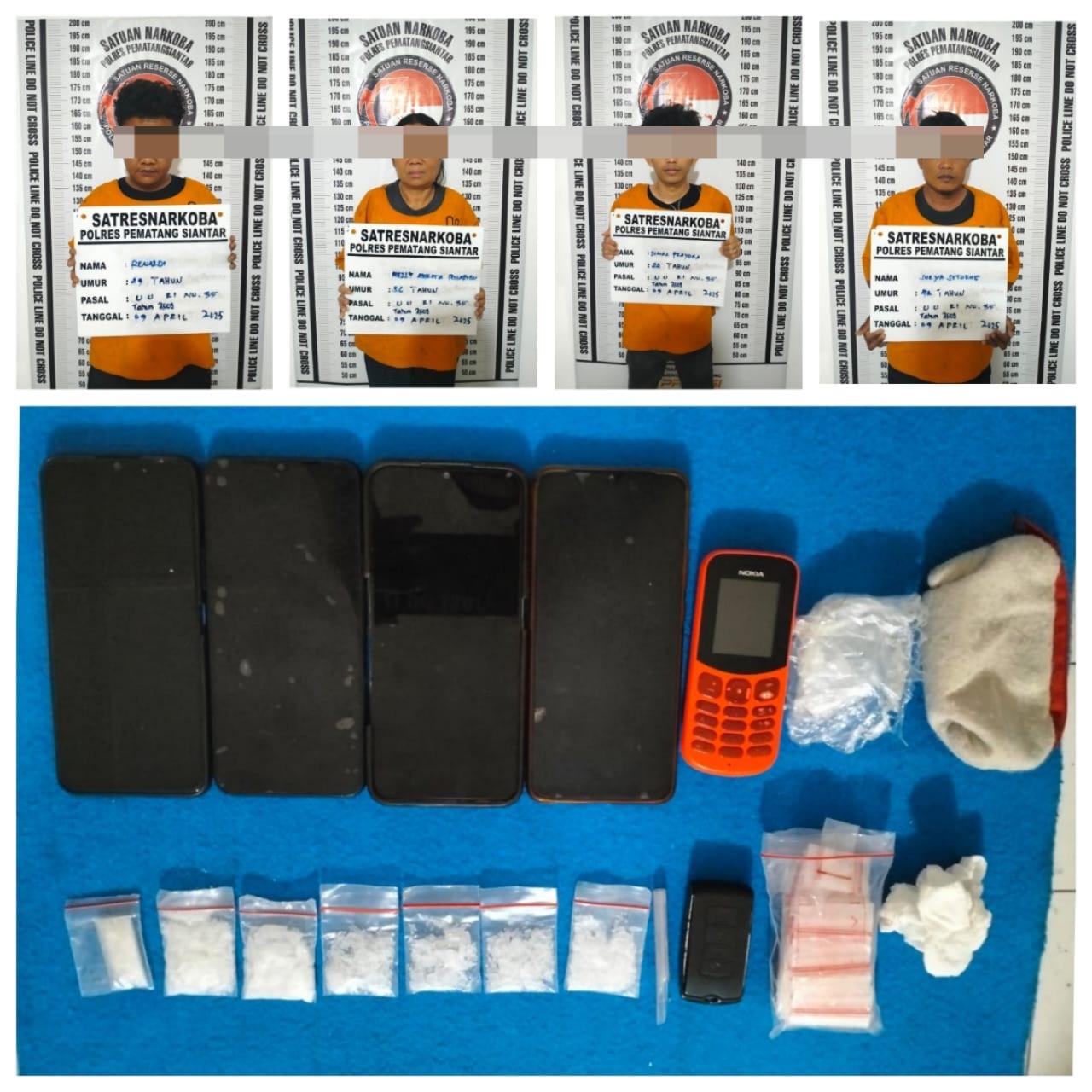 Dari Gang Kecil hingga Perbatasan Asahan, Jejak Sabu yang Dikuak Sat Narkoba Polres Pematang Siantar