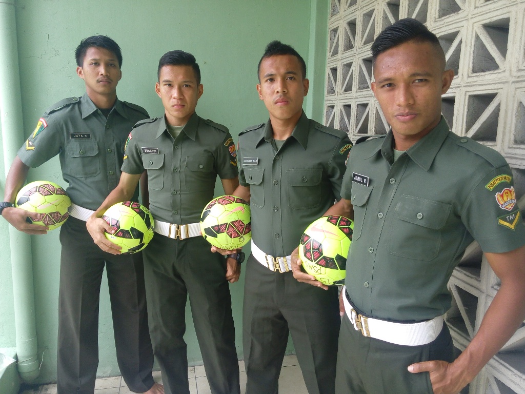 Inilah 15 Pemain PSMS yang Berprofesi sebagai Anggota TNI