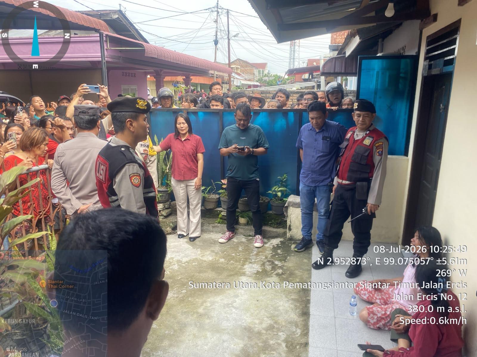 Gerak cepat Polres Pematangsiantar Tangani Lansia 85 Tahun Tewas di Rumahnya - Tribun-medan.com