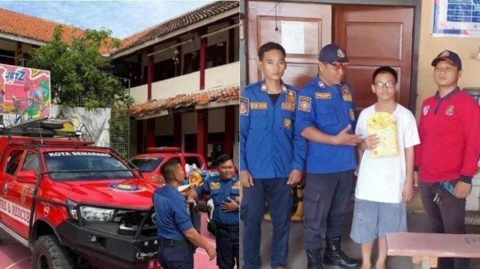 Bukan Cuma Padamkan Api, Zidan Siswa SMP Minta Damkar Bungkuskan Kado, Begini Reaksi Petugas