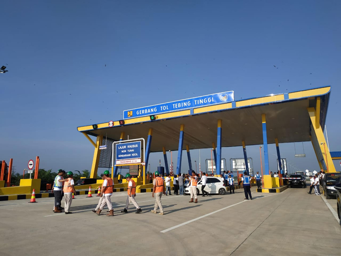 41 Ribu Kendaraan Lewati Tol Sei Rampah-Tebingtinggi Setelah Resmi Dibuka