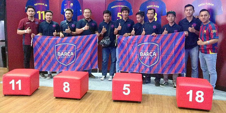Baru Berdiri, Supporters Barcelona Indonesia Sudah Ada di 15 Kabupaten Kota