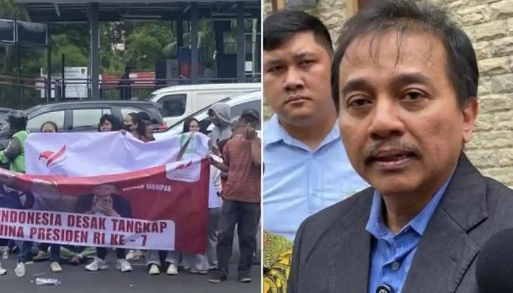 Disuruh Pulang Usai Diperiksa Polisi, Roy Suryo cs Disambut Emak-emak Sambil Teriak Takbir
