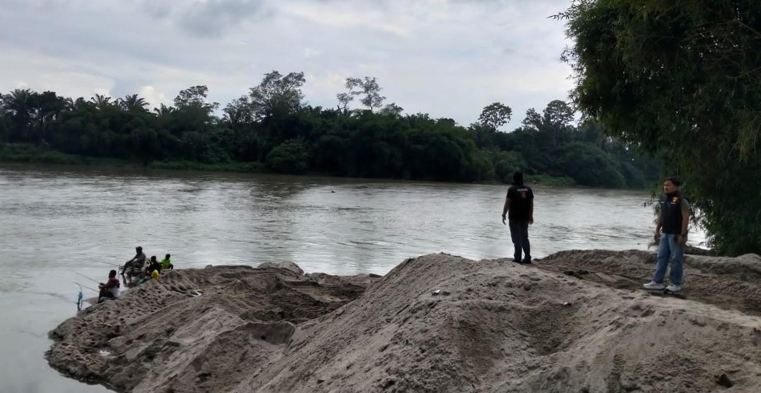 Tambang Pasir Ilegal di Sungai Bah Bolon Digerebek, Pelaku Kabur