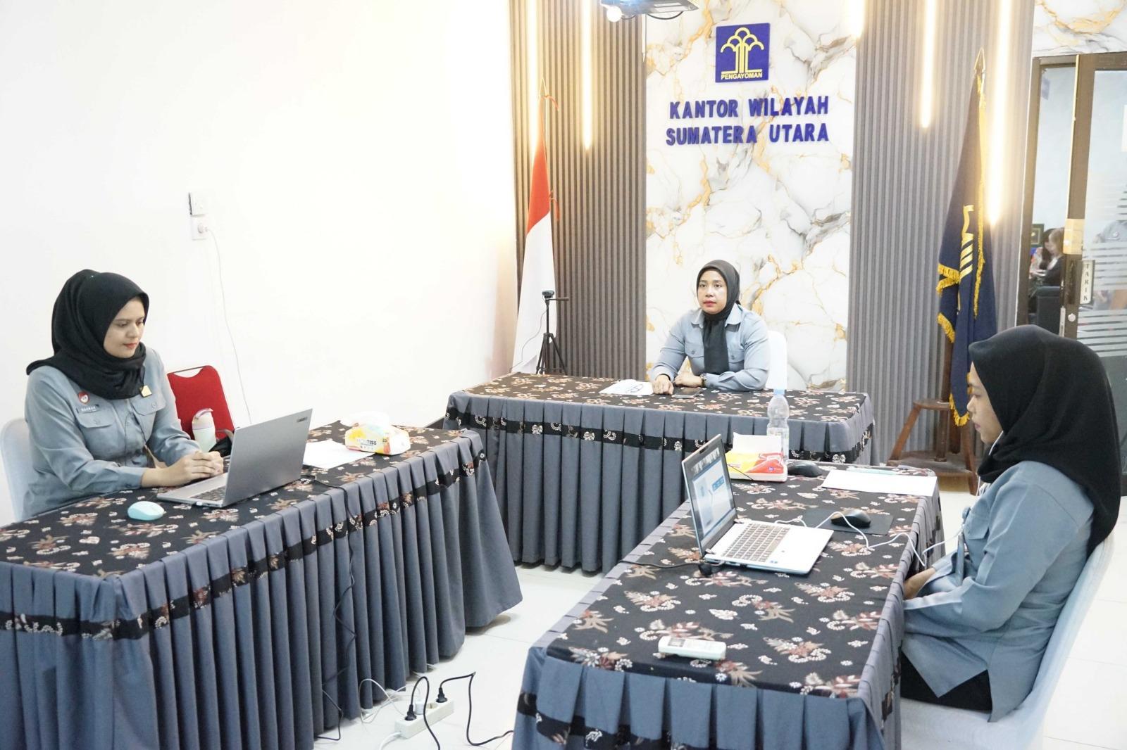 Akselerasi Karier, Pegawai Kanwil Kemenkum Sumut Ikuti Uji Kompetensi Manajemen ASN Nasional