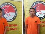 2 Pemuda di Desa Huta Rakyat Dairi Ditangkap saat Asyik Mengonsumsi Ganja