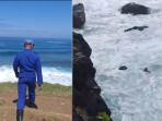 AWAL Mula 3 Mahasiswa Ikopin Ditelan Ombak Pantai Puncak Guha, Dramatis Momen Penyelamatan 1 Korban