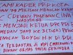 Heboh Spanduk Bernarasi Rasis Menolak Ketua DPC PDIP Medan Hasyim
