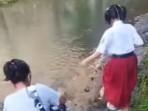 DUDUK Perkara Murid SD Sekolah Lewati Sungai Gegara Akses Ditutup Tetangga, Bermula dari Beli Tanah