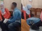 KETAHUAN Maling, Pemuda Duduk Bersimpuh di Depan Emak-emak, Diduga Kerap Beraksi: Cari Kerja Saja