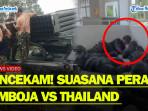 ROKET KAMBOJA BOMBARDIR Rumah Sakit, Tentara Thailand Terekam Merangkak Selamatkan Pasien