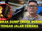 Kebut-kebutan-di-Jalanan-Pengendara-Sepeda-Motor-Tabrak-Dump-Truck-Rusak-di-Tengah-Jalan-Cemara.jpg