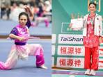 Jadi Atlet Wushu di Usia 50 Tahun, Krisdayanti Sabet Medali Perak Kategori Women’s Single Weapon
