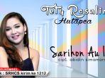 Lirik Lagu Batak Sarihon Au Ito Dipopulerkan oleh Tety Rosalin Hutapea