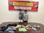 Kerjasama dengan TNI, Polres Siantar Tangkap Pengedar Ganja 1,06 Kg dan Ekstasi 30 Butir