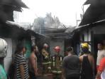 Kebakaran Rumah Jalan Gaharu Medan, 6 Pemadam Kebakaran Dikerahkan Padamkan Api
