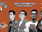 Pesta Literasi Indonesia 2025 di Medan, Ini Deretan Penulis Ternama yang Akan Meramaikan 