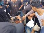 3 Kepling Kelurahan Tanjung Mulia Diamuk Massa Saat Demo Eksekusi Lahan, 1 Berhasil Kabur