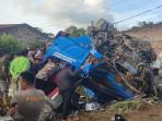 Kernet Truk Tangki Laka Maut di Sumbul Dairi Berhasil Selamat, Sebut Sempat Ganjal Roda Namun Gagal