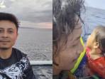 KEAJAIBAN Saat Abdul Rahman Agu Live KM Barcelona Terbakar di Tengah Lautan, Viral Tolong Balita