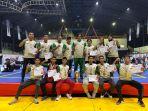 Wushu Sumut Raih Juara Umum Kategori Sanda Senior di Kejurnas 2025