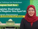 UINSU Medan Resmi Buka Dua Prodi Magister Baru, Studi Islam dan Syari’ah