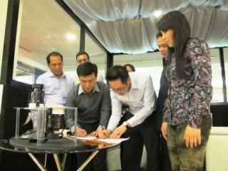 REI Sumut Tandatangani MoU Produk Teknologi Lampu
