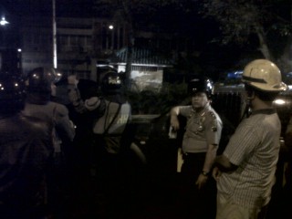 Kapolda Bujuk Mahasiswa Nomensen Keluar Kampus - nomensen.jpg