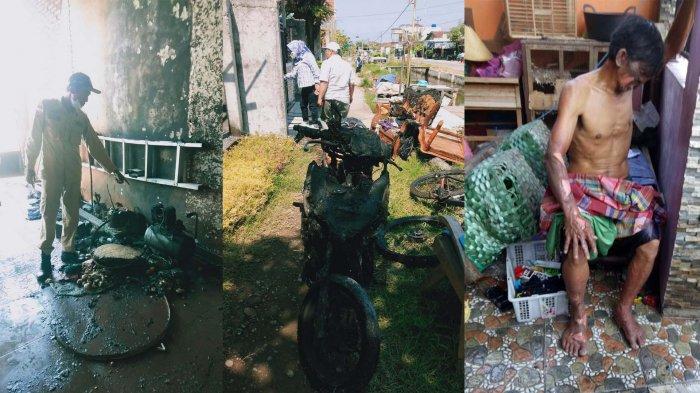 Bluuuk! Satu Motor Ludes Terbakar, Balita di Demak Iseng Main Api saat Ayah Tuang Bensin Eceran