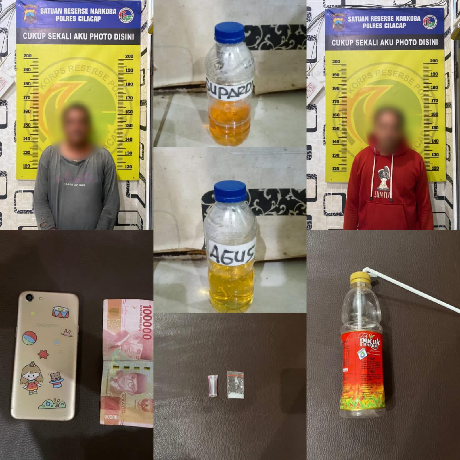 Dua Pengguna Sabu Diringkus Resnarkoba Polresta Cilacap 