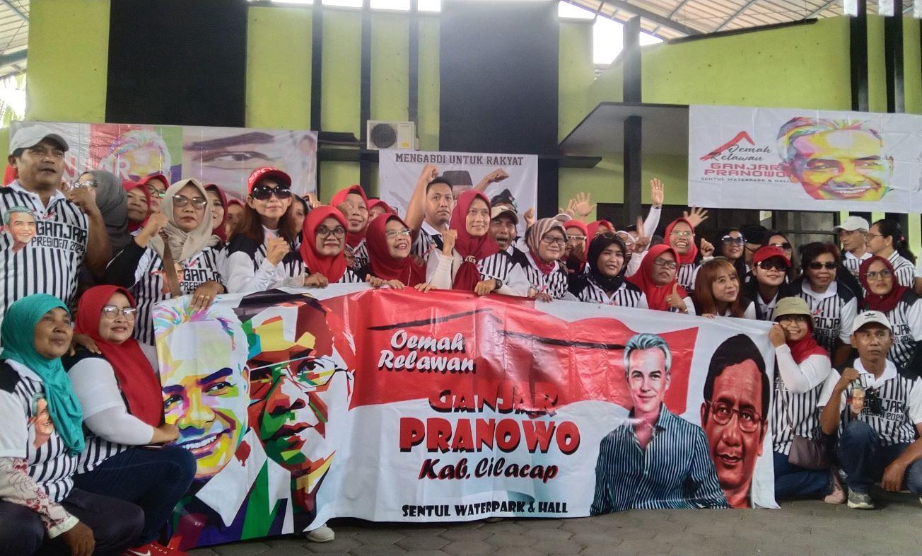 Simpatisan Oemah Relawan Ganjar Pranowo Cilacap Deklarasikan Dukungan, Target Menang 85 Persen