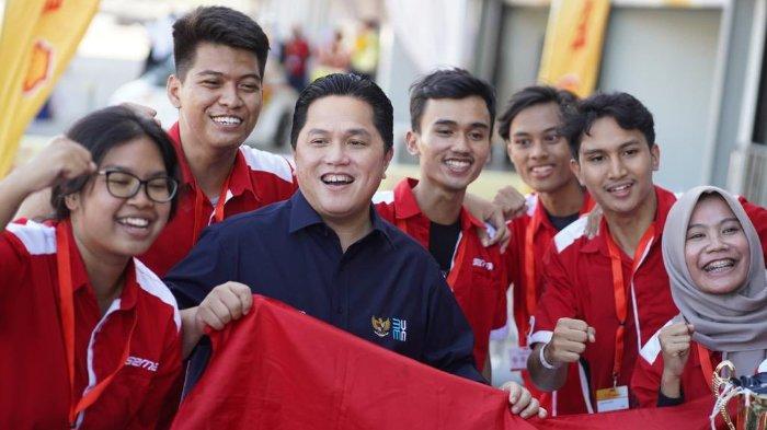 Erick Thohir Unggul Berpasangan dengan Capres Ganjar Pranowo dan Prabowo Subianto
