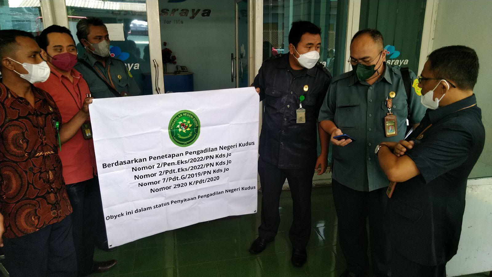 Bangunan Eks Jiwasraya di Kudus Disita Pengadilan, Nasabah Menangkan Gugatan